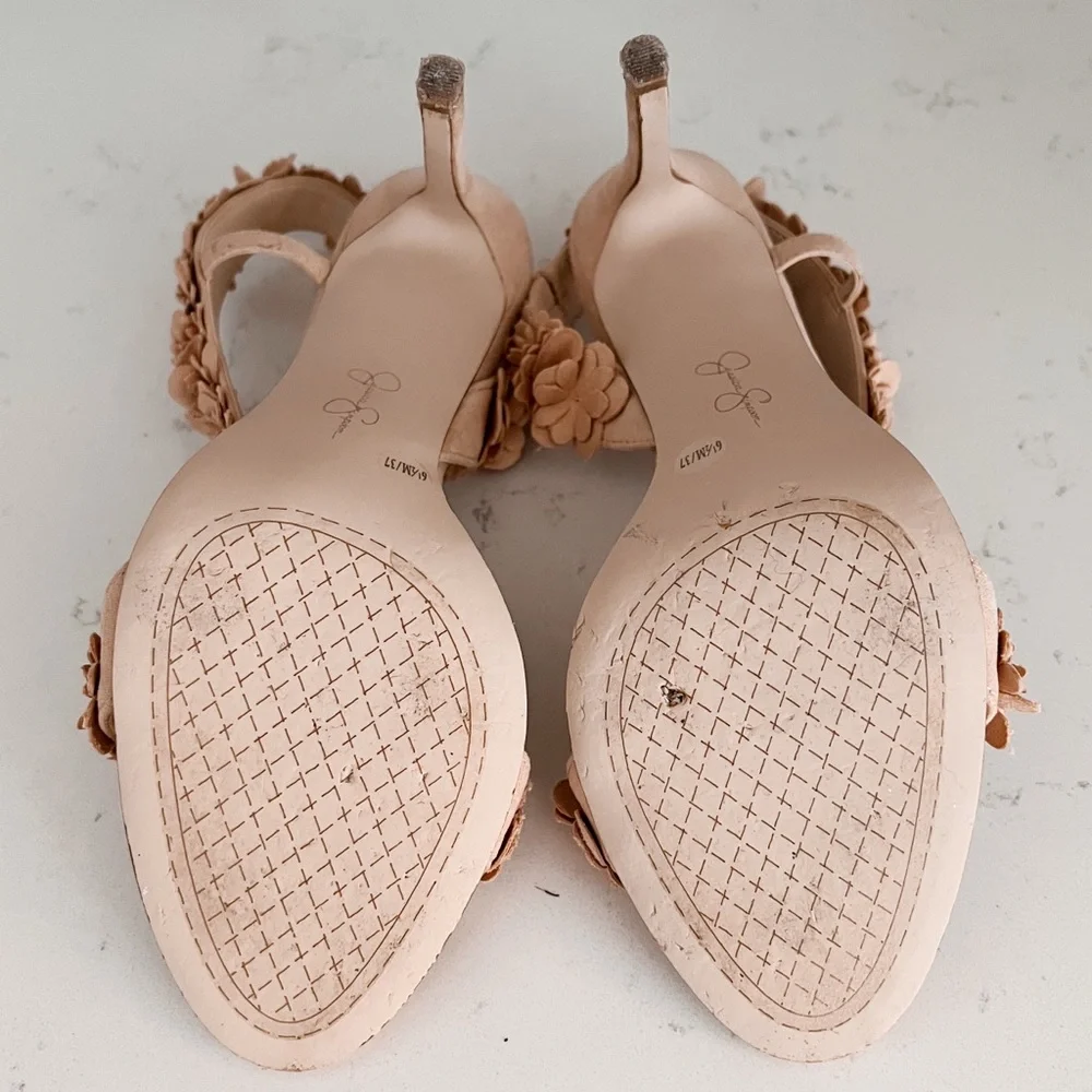 Jessica Simpson Jessin Floral Dress Sandals | Size 6.5 - Picture 6 of 6